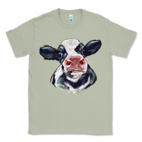 Matcha holstein calf face Classic Tee - LillyAllenDesigns