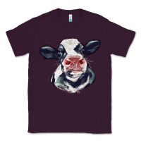 Plum holstein calf face Classic Tee - LillyAllenDesigns