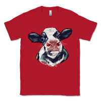 Red holstein calf face Classic Tee - LillyAllenDesigns