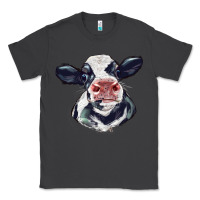 Smoke holstein calf face Classic Tee - LillyAllenDesigns