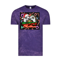 Cloud Purple gamer merry christmas Vintage Tee - NancyCooperArtShop