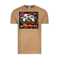 Vintage Camel gamer merry christmas Vintage Tee - NancyCooperArtShop