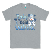 Heather Grey baby it's cold outside Classic Tee - AdoDesignShop