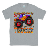 Heather Grey Easily Distracted By Trucks Classic Tee - CowhideDigitalArt