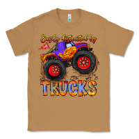 Toasted Coconut Easily Distracted By Trucks Classic Tee - CowhideDigitalArt