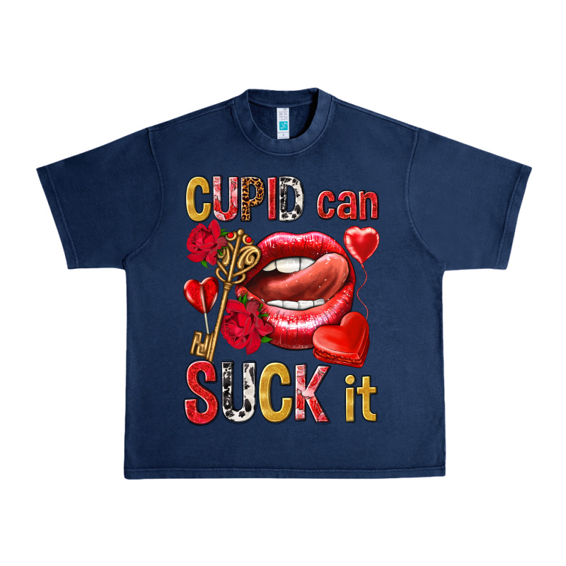 Cupid Can Suck It Urban Heavy Tee by NancyCooperArtShop | Teevron