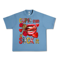 Pebble Blue cupid can suck it Urban Heavy Tee - NancyCooperArtShop