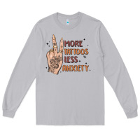 Moon Dust more tattoos less anxiety Long Sleeve Tee - MaliasSmallBusiness