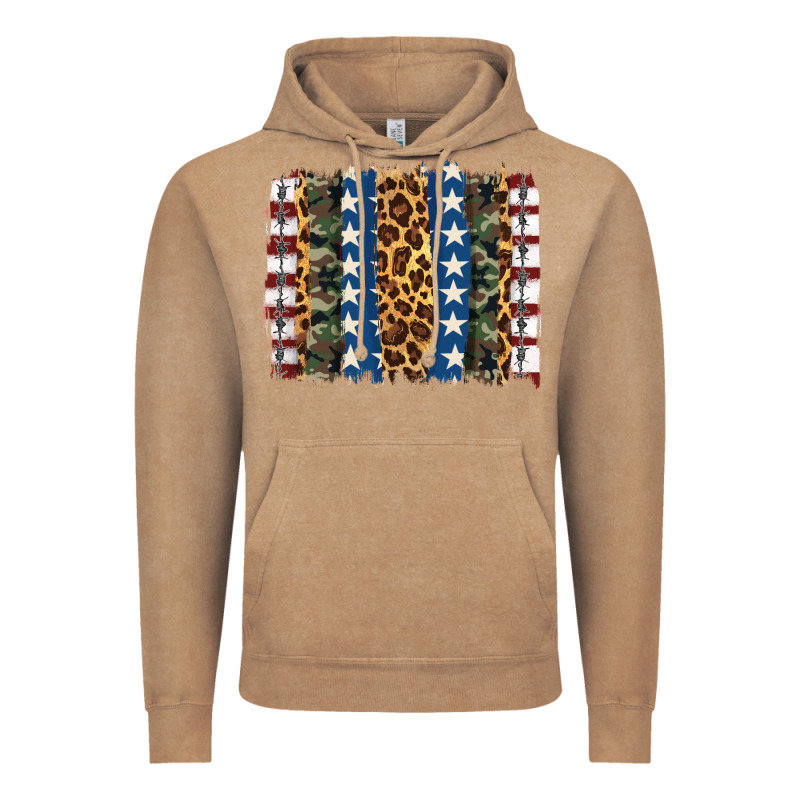 Usa Army Pattern Brushstroke Vintage Hoodie by Artiststas | Teevron