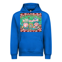 Cobalt Easter gnomes Urban Hoodie - OliviaCreatesArt