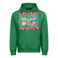 Emerald Easter gnomes Urban Hoodie - OliviaCreatesArt