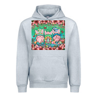 Heather Grey Easter gnomes Urban Hoodie - OliviaCreatesArt