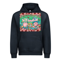 Navy Easter gnomes Urban Hoodie - OliviaCreatesArt