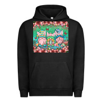 Pigment Black Easter gnomes Urban Hoodie - OliviaCreatesArt