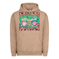 Pigment Burro Easter gnomes Urban Hoodie - OliviaCreatesArt
