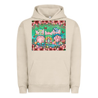 Pigment French Oak Easter gnomes Urban Hoodie - OliviaCreatesArt
