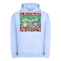 Pigment Grape Ice Easter gnomes Urban Hoodie - OliviaCreatesArt