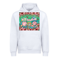 White Easter gnomes Urban Hoodie - OliviaCreatesArt