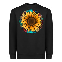 Black sunflower christmas ornament Heavyweight Sweatshirt - Jasminsmagicworld