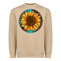 Mushroom sunflower christmas ornament Heavyweight Sweatshirt - Jasminsmagicworld
