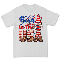 Dove Grey Born in the USA gnome Premium Tee - Neo Western