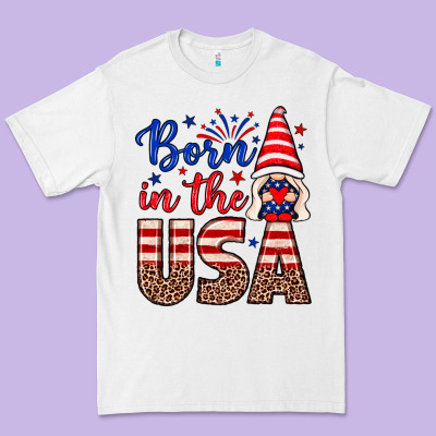 Born In The Usa Gnome Premium Tee Designed By Neo Western