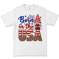 White Born in the USA gnome Premium Tee - Neo Western