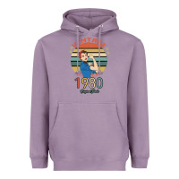 Lavender Vintage 1980 Original Parts Women 40th Birthday Heavyweight Hoodie - Bettercallsaul