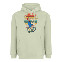 Matcha Vintage 1980 Original Parts Women 40th Birthday Heavyweight Hoodie - Bettercallsaul