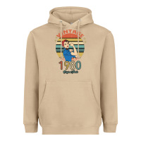 Mushroom Vintage 1980 Original Parts Women 40th Birthday Heavyweight Hoodie - Bettercallsaul