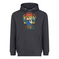 Smoke Vintage 1980 Original Parts Women 40th Birthday Heavyweight Hoodie - Bettercallsaul