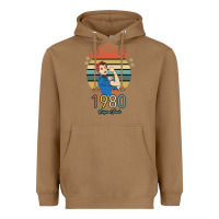 Toasted Coconut Vintage 1980 Original Parts Women 40th Birthday Heavyweight Hoodie - Bettercallsaul