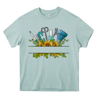 Arona customize nail tools with sunflower Heavy Core Tee - BarkalooDesign