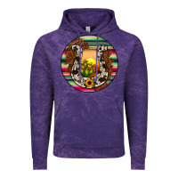 Cloud Purple horseshoe circle Vintage Hoodie - JahusDesignShop