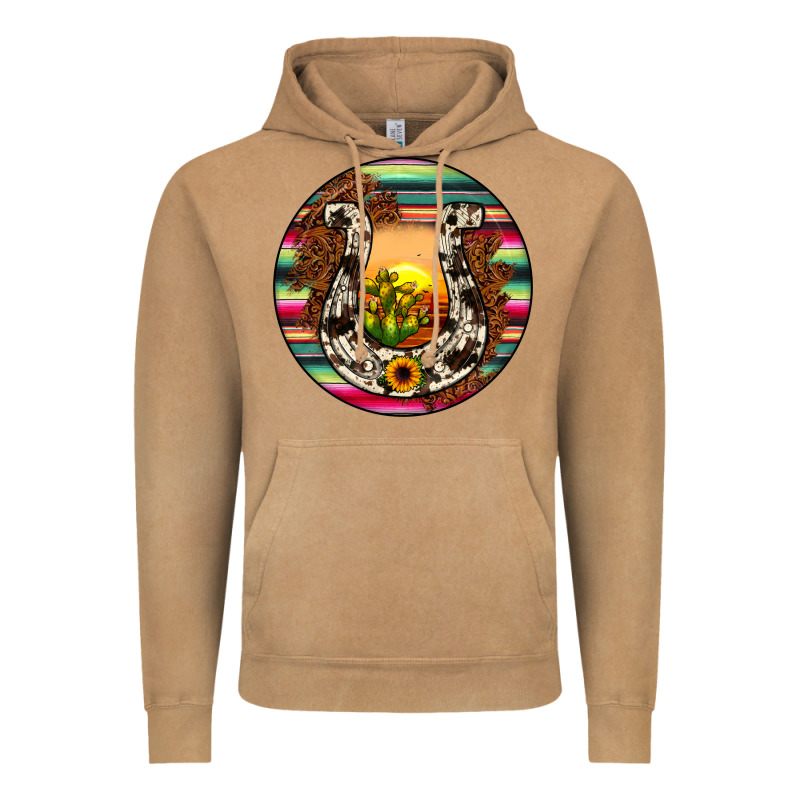 Horseshoe Circle Vintage Hoodie by JahusDesignShop | Teevron