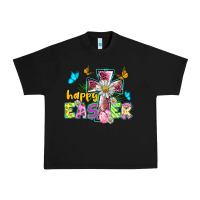 Black happy easter cross Urban Heavy Tee - BarkalooDesign