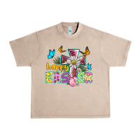 French Oak happy easter cross Urban Heavy Tee - BarkalooDesign