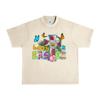 Sandshell happy easter cross Urban Heavy Tee - BarkalooDesign