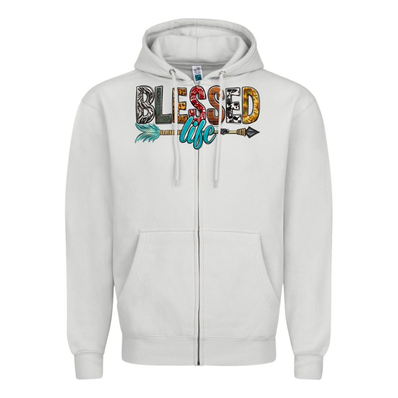 Blessed Life Zipper Hoodie by BundleAndBundleShop | Teevron