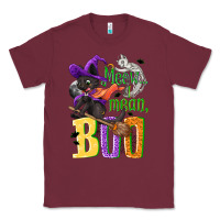 Burgundy Meow i mean, boo Halloween Classic Tee - NancyCooperArtShop