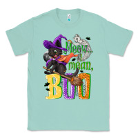 Seafoam Meow i mean, boo Halloween Classic Tee - NancyCooperArtShop