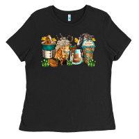 Black horses coffee cups Ladies Tee - Zillion Design Studio