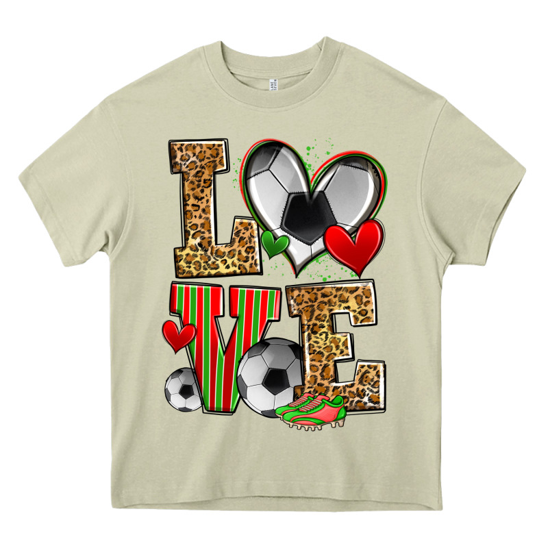 Love Soccer Heavy Core Tee by Zillion Design Studio | Teevron