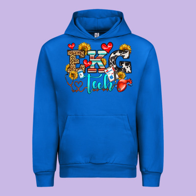 Ekg Tech Urban Hoodie Designed By Oliviacreatesart