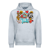 Heather Grey ekg tech Urban Hoodie - OliviaCreatesArt