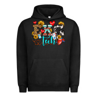 Pigment Black ekg tech Urban Hoodie - OliviaCreatesArt
