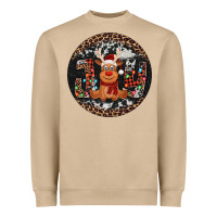 Mushroom joy reindeer christmas ornament Heavyweight Sweatshirt - Jasminsmagicworld
