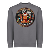 Storm joy reindeer christmas ornament Heavyweight Sweatshirt - Jasminsmagicworld