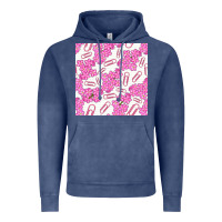 Vintage Denim floral school seamless pattern Vintage Hoodie - BundleAndBundleShop