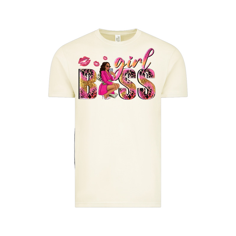 Girl Boss Afro Black Woman Vintage Tee by NancyCooperArtShop | Teevron
